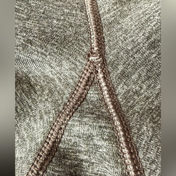 Athleta fleece lined Polartec Power Stretch Grey Altitude Tights Leggings - Picture 10 of 10